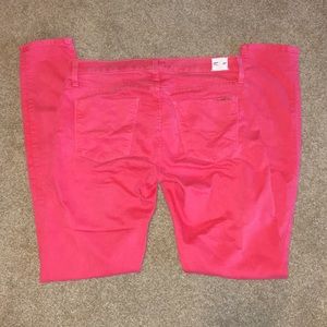 Coral Hudson Skinny Jeans size 27